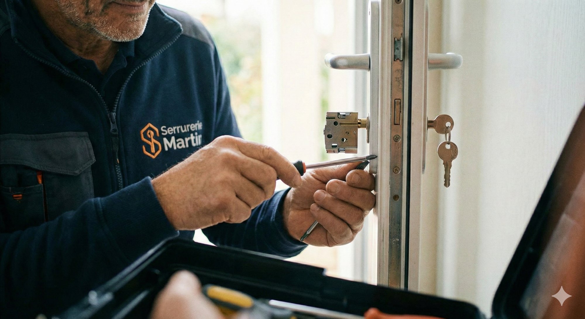 Serrurier en intervention